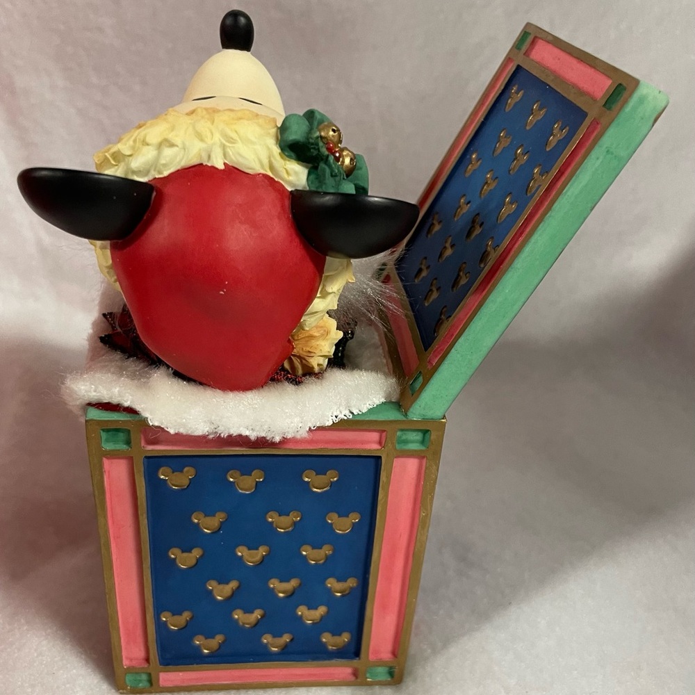 Enesco Red Mickey Mouse Musical Box - Picture 3 of 6